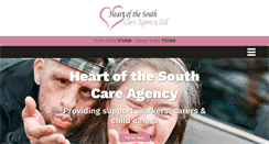 Desktop Screenshot of heartofthesouthcareagency.com