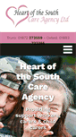 Mobile Screenshot of heartofthesouthcareagency.com